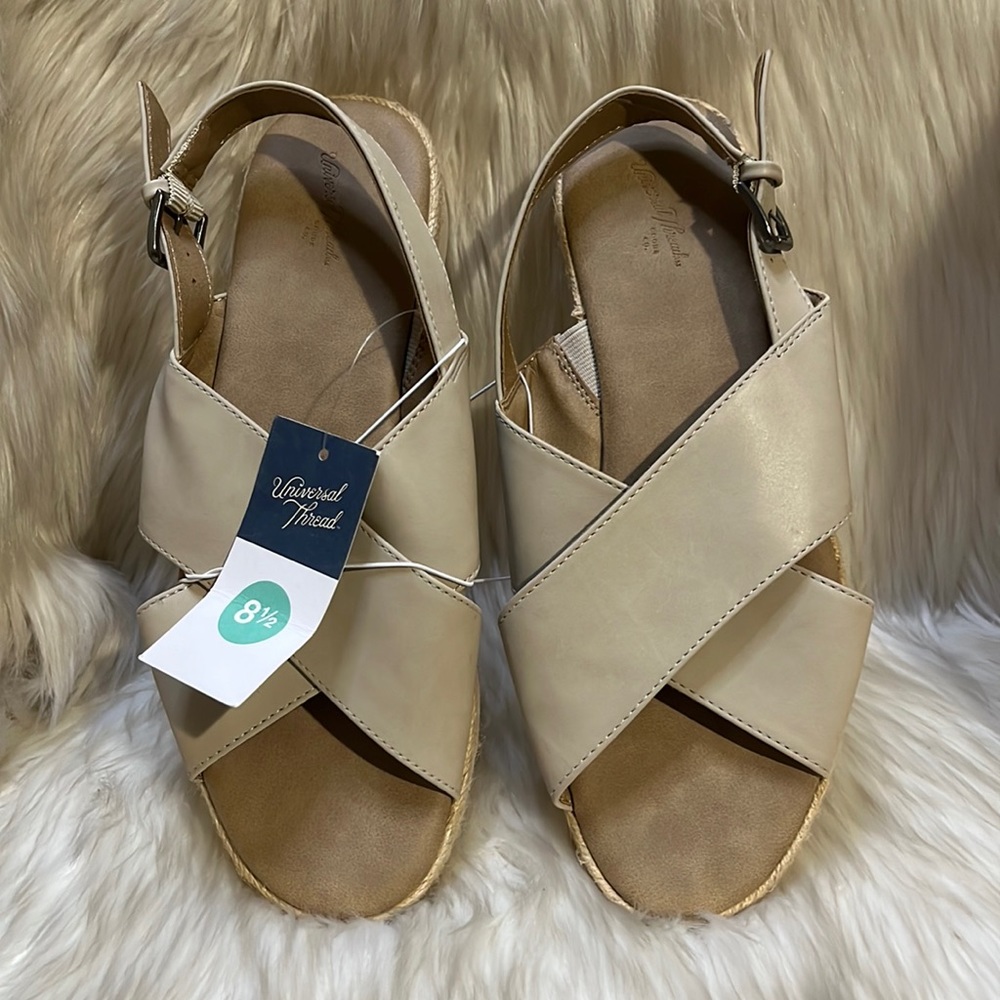 Universal Thread Platform Strappy Sandals Size 8.5 - image 7